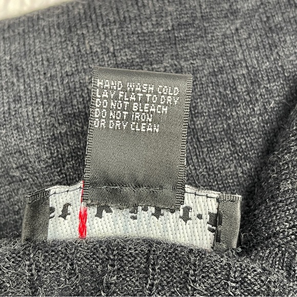 ST KITTI vintage grey wool metallic long sleeve cardigan sweater - Picture 12 of 12